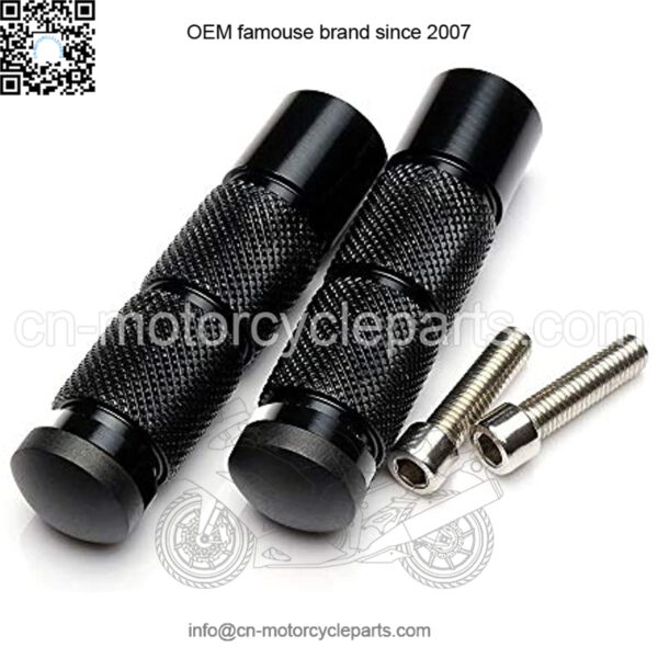 CNC Motorcycle Bicycle Passenger M8 Rearsets Rear Set Footrests Footpeg Foot Rest Peg Pedals For Bike Install Hole 8mm - Image 4