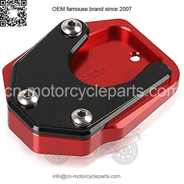 Motorcycle Side Stand Kickstand Enlarge Fit For CBR650R CBR650F CB500F CB500X CB150R CB300R CB300F CBR500R CB400 CB600F CB900F HORNET NC700D INTEGRA CBR600RR CB650F CB600F Fit For NM4 Red