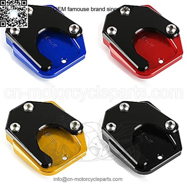 Motorcycle Side Stand Kickstand Enlarge Fit For CBR650R CBR650F CB500F CB500X CB150R CB300R CB300F CBR500R CB400 CB600F CB900F HORNET NC700D INTEGRA CBR600RR CB650F CB600F Fit For NM4 Red - Image 3
