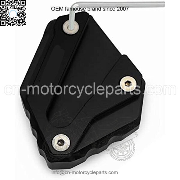 Kickstand Extension Pad for GL1800, Motorcycle Aluminum Extender Foot Side Stand Support Plate for Honda GL1800 Goldwing 1800 F6B 2018-2021