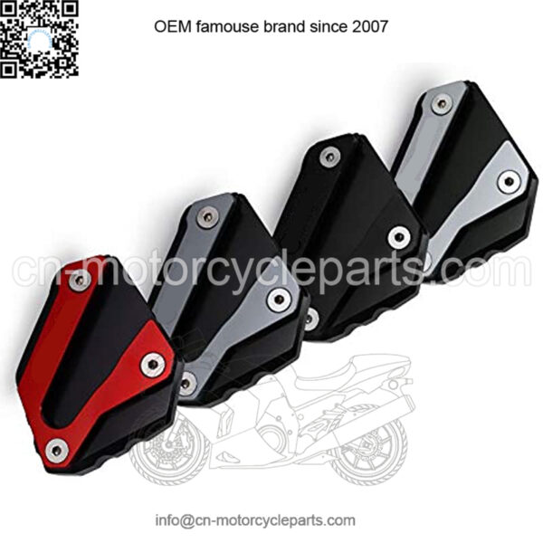 Kickstand Extension Pad for GL1800, Motorcycle Aluminum Extender Foot Side Stand Support Plate for Honda GL1800 Goldwing 1800 F6B 2018-2021 - Image 2