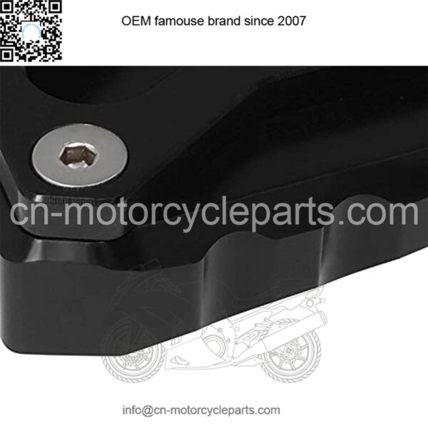 Kickstand Extension Pad for GL1800, Motorcycle Aluminum Extender Foot Side Stand Support Plate for Honda GL1800 Goldwing 1800 F6B 2018-2021 - Image 4