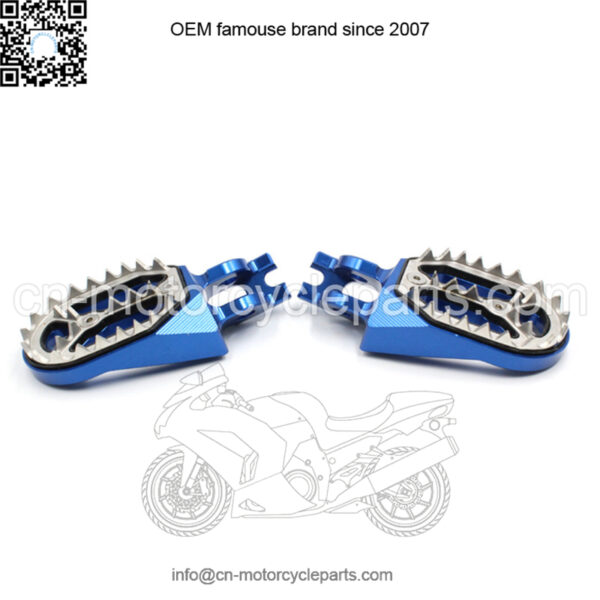 Off-road pedal motorcycle accessories CNC aluminum alloy pedal FX-208 - Image 3