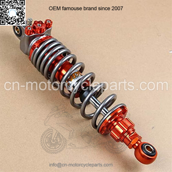 Spring Assemblies Motorcycle Rear Shock 320mm Motorcycle Shock Absorber Modified Built-in Air Bag Rear Shock Rear Suspension Refit Fit ATV Dirt Bike Scooter (Color : Red Round) - Image 4
