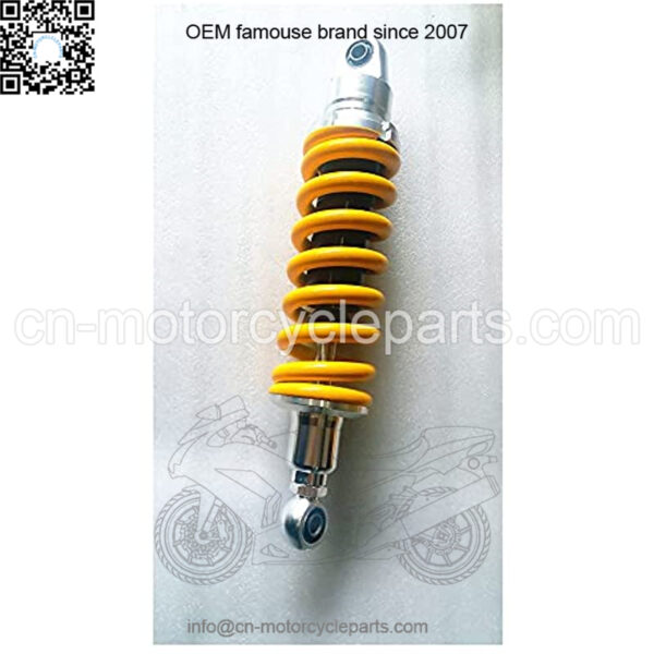 Suspension Shock 310mm 320mm 330mm 12mm Spring Motorcycle Rear Shock Absorbers for BSE T8 Dirt Gokart ATV for Bike   car (Color : 330mm Yellow) - Image 3