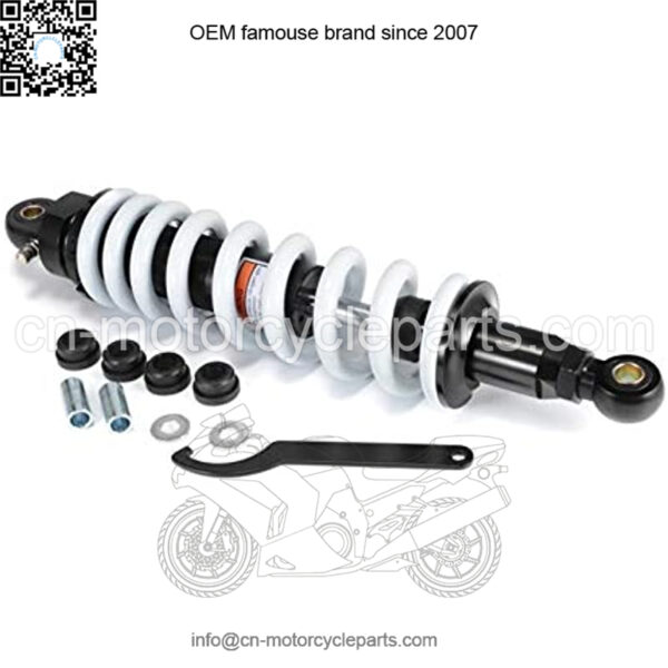 380MM 15" Rear Suspension Shock Absorber for Motorcycle ATV Quad Scooter Bumper Spring 12mm Motorcycle Shock Absorber Rear Motorcycle Shock Absorber