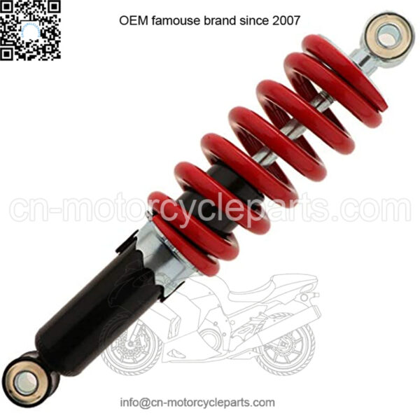 Motorcycles 260mm 10 inch Shock Absorber Rear Suspension for ATV Scooter Dirt Bike (Black&Red) - Red+Black