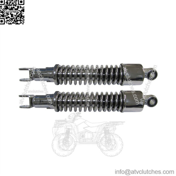 Rear Shock Absorber Dampers 320mm Pin+Fork up to 175ccType 9Chrome Pair (Fits: Yamaha)