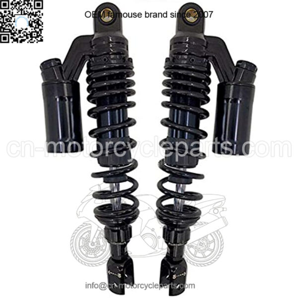 Spring Assemblies 1 Pair Universal 320mm/340mm/360mm Motorcycle Rear Adjust Damping Shock Absorber Fit for Yamaha Kawasaki Suzuki Rear Suspension Motorcycle Shock Absorber Rear