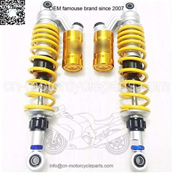 Spring Assemblies 300mm 320mm 340mm 350mm 360mm Motorcycle Air Shock Absorber Rear Suspension Fit for Yamaha Suzuki Kawasaki Fit for Aprilia Fit for Benelli Motorcycle Shock Absorber Rear