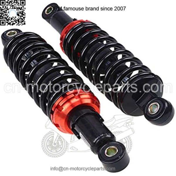 Spring Assemblies Coil Spring Rear Shock Universal Green Motorcycle Air Shock Absorber Damper Rear Replacement Spring Replacement Fit for Yamaha (Color : Black 320mm)