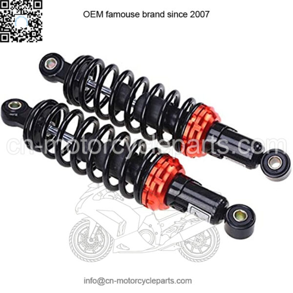 Spring Assemblies Coil Spring Rear Shock Universal Green Motorcycle Air Shock Absorber Damper Rear Replacement Spring Replacement Fit for Yamaha (Color : Black 320mm) - Image 2