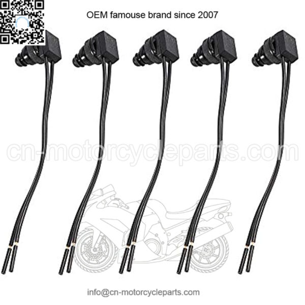 5Pcs Push Button Switch 12V Waterproof Push-Button On-Off Switch For Motorcycle/Car