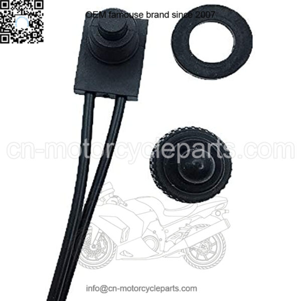 5Pcs Push Button Switch 12V Waterproof Push-Button On-Off Switch For Motorcycle/Car - Image 3