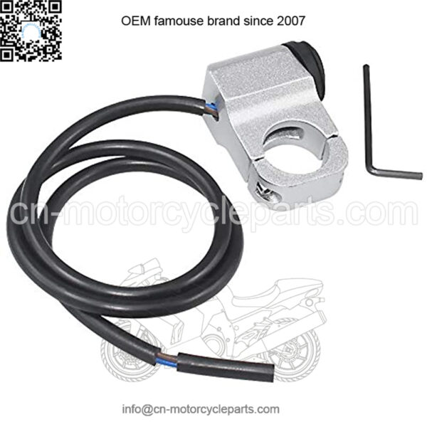 7/8" Motorcycle ATV Handlebar Switch, 12V Waterproof IP68 Light Switch, Aluminium Alloy, Double Coating, On Off Switch LED - Image 5