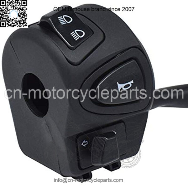 7/8" 22mm Motorcycle Handle Bar Switches Horn Turn Signal Headlight Fog Light Start Stop Handlebar Controller Switch - Image 2