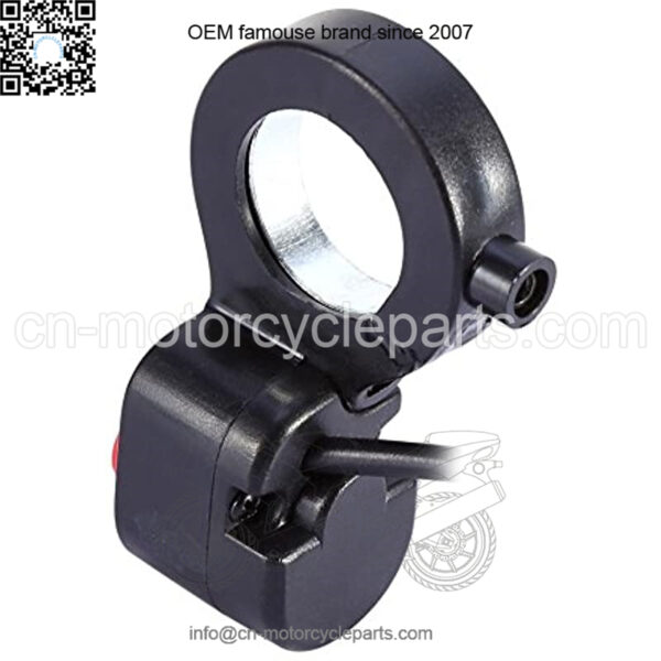 7/8" Motorcycle Handlebar Horn Switch- ATV Bike Starter Kill Switch On Off Push Button Switch - Image 2