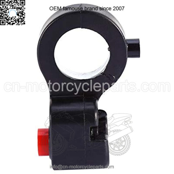 7/8" Motorcycle Handlebar Horn Switch- ATV Bike Starter Kill Switch On Off Push Button Switch - Image 3