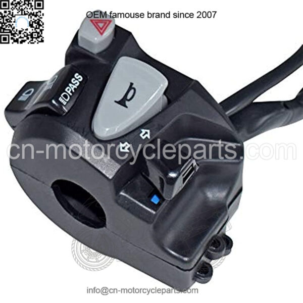 7/8" 22mm Motorcycle Handlebar Control Switches Headlight Turn Signal Switch Button with Wiring Harness for Honda MSX SF 125 - Image 3