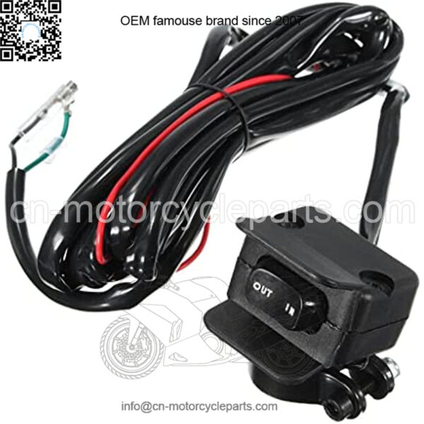 Universal ATV/UTV Winch Rocker Switch Handlebar Control for Motorcycle