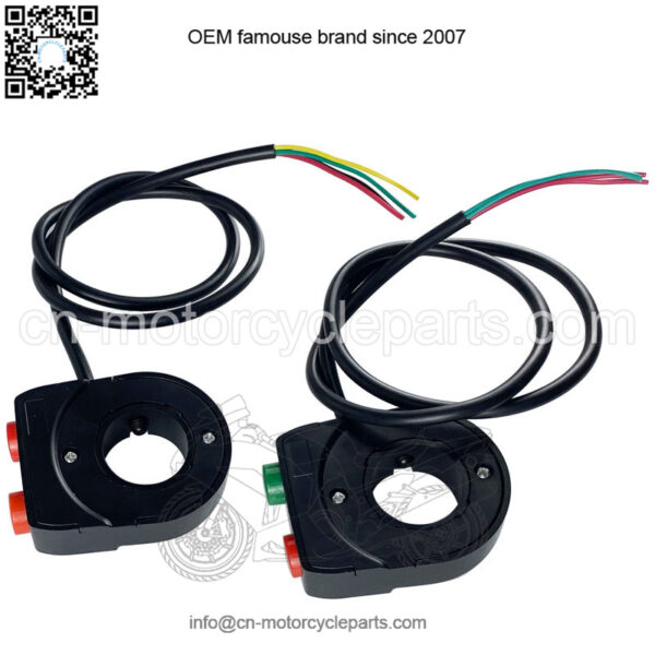 Electric vehicle motorcycle accessories modification control headlight horn two function switch 22 handlebar diameter universal - Image 4