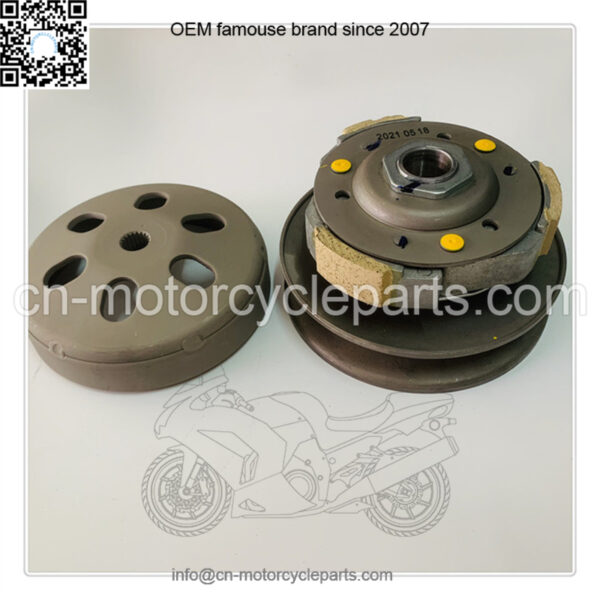 Suitable for Sanyang motorcycle GR125 master XS125T-17 rear clutch pulley M92 transmission belt disc