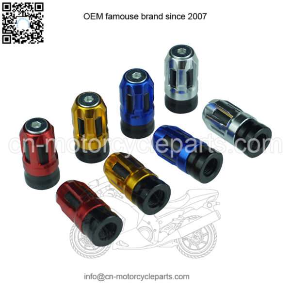Motorcycle accessories electric vehicle bicycle tire valve color CNC aluminum alloy valve cap two-color - Image 5