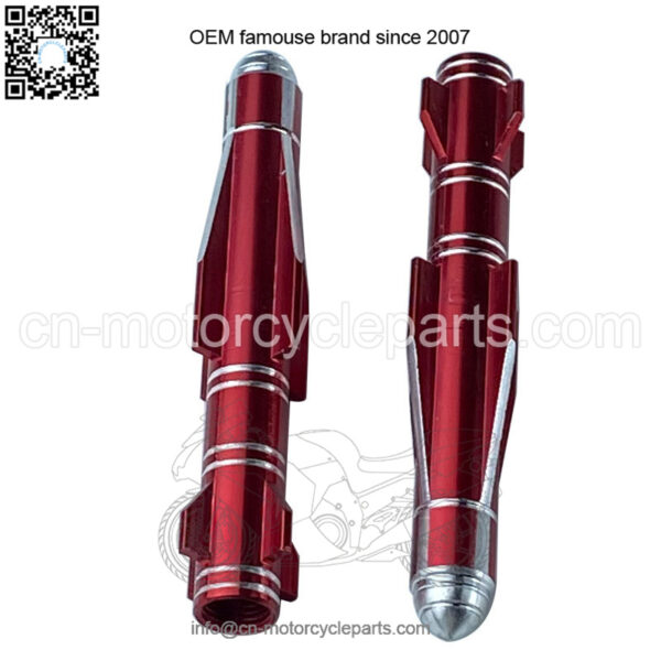 Modified car motorcycle electric vehicle accessories personality rocket valve tire aluminum alloy bullet valve cap - Image 2