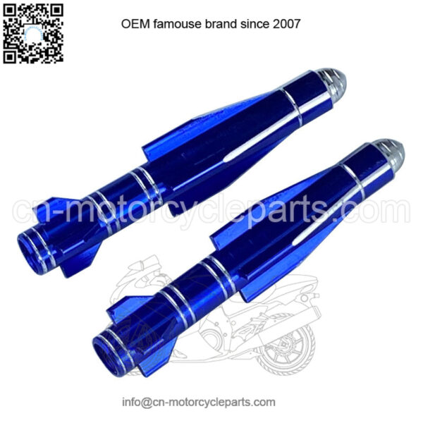 Modified car motorcycle electric vehicle accessories personality rocket valve tire aluminum alloy bullet valve cap - Image 4