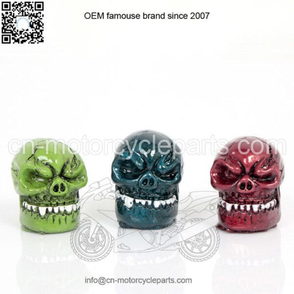 Car motorcycle electric vehicle bicycle personality valve cap modified skull head valve cover valve core sleeve