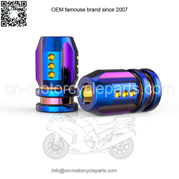 New Mavericks Electric Car UM+ Burn Sao Titanium Huanglong Modified Parts Spring Breeze Creative Universal Air Nozzle Cover Car Valve