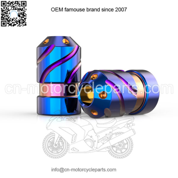 New Mavericks Electric Car UM+ Burn Sao Titanium Huanglong Modified Parts Spring Breeze Creative Universal Air Nozzle Cover Car Valve - Image 2