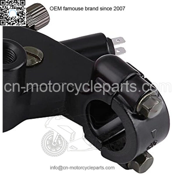 Motorcycle Brake Lever Kit 7/8" 22mm Universal Hydraulic Brake + Clutch Master Cylinder Reservoir Lever Left and Right Modification Metal Brake Clutch Lever Oil Cup (Blue) - Image 5