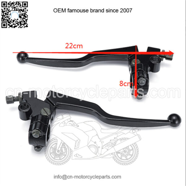 Motorcycle handle support assembly FXD125GL125 left and right support assembly handle with mirror seat - Image 3