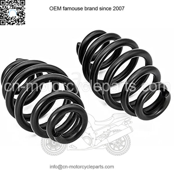 Black Solo Seat Springs 3" for Harley Davidson Chopper Bobber Softail Sportster - Image 3