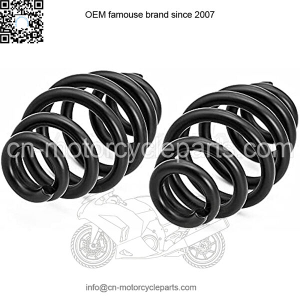 Black Solo Seat Springs 3" for Harley Davidson Chopper Bobber Softail Sportster - Image 5