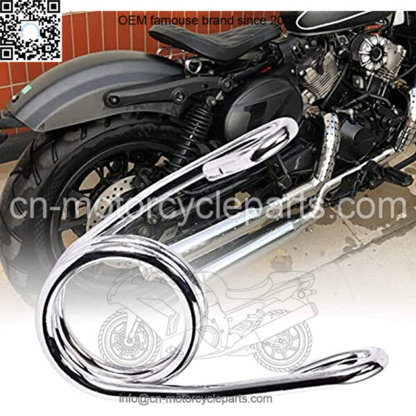 3 Inch Motorcycle Scissor Clip Type Solo Seat Spring Compatible with Suzuki Chopper Bobber,Silver - Image 5