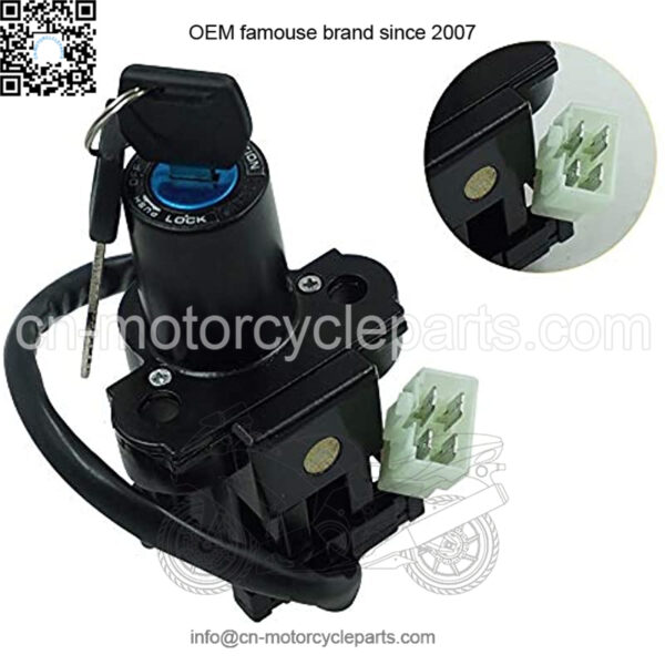 Ignition Switch Fuel Gas Cap Seat Lock Key Set Compatible for Honda CBR600F4/F4I 2001-2006,CBR900RR/CBR929RR/CBR954RR 2000-2003,CBR1000RR 2004-2007,CBR1100XX 1999-2006 - Image 3
