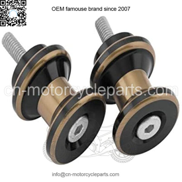 Motorcycle Spools 10mm Compatible for Kawasaki ZX600 Ninja ZX-6R 1998 - Titanium