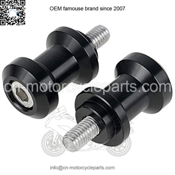 Mei-Mracing CNC Motorcycle Spools Sliders Rear Stand Holders for 250 390 790 Duke 2018 2019 2020 690 Duke SMC 2008-2018 (Color : Black)
