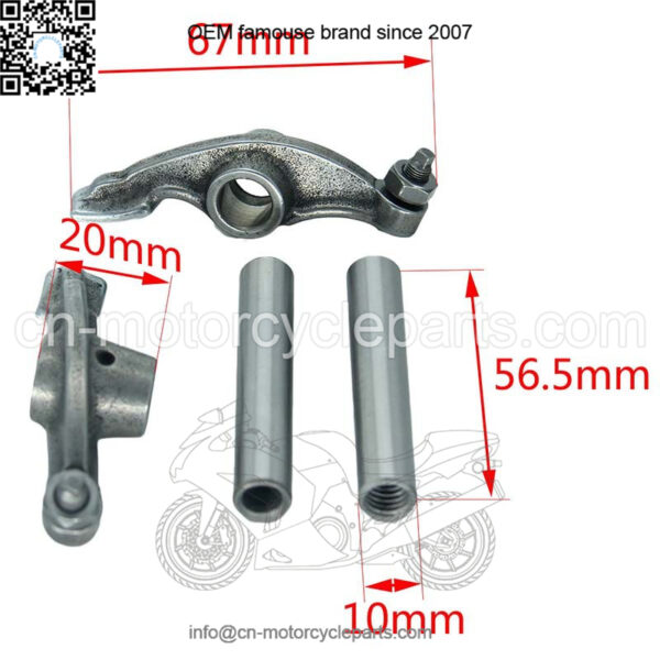 Supply motorcycle accessories cylinder head Zongshen 155CC door rocker arm and shaft Zongshen 160 engine - Image 3