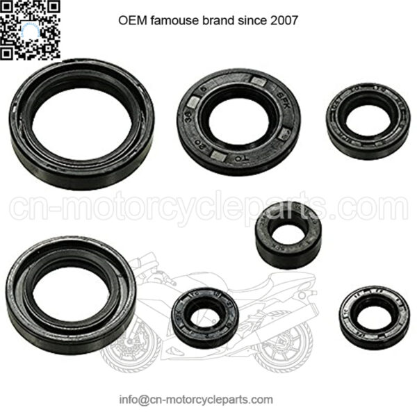 OR3522 Engine Oil Seal Kit Compatible with Yamaha YZ125 1998-2000 Motorcycle Dirtbike MXC
