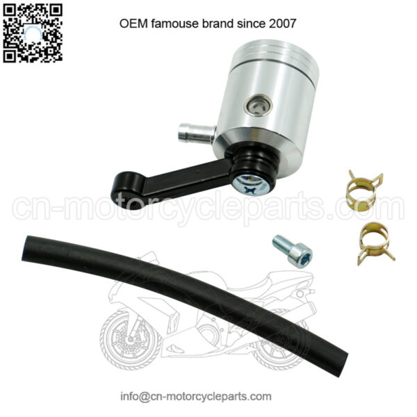 Factory direct motorcycle modification universal hydraulic brake upper pump aluminum alloy CNC oil cup pot cross-border supply - Image 3