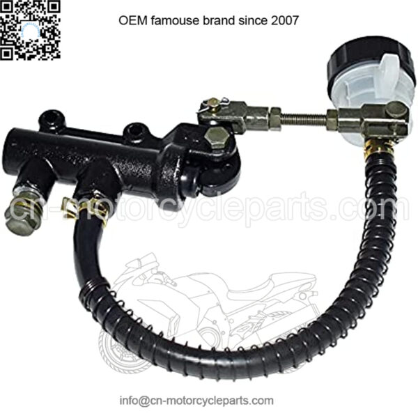Motorcycle Rear Brake Master Cylinder Pump Hydraulic Refit for Motorbike ATV Dirt Bike Compatible with Kawasaki Ninja ZX6 ZX7 - Image 5