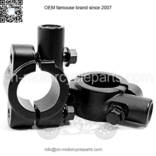 8MM 7/8" Handlebar Mirror Mount Clamp Aluminum Motorcycle Handlebar Rearview Side Mirrors Adapter Holder Clamp - Image 3