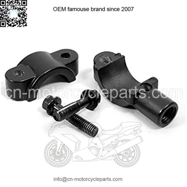 8MM 7/8" Handlebar Mirror Mount Clamp Aluminum Motorcycle Handlebar Rearview Side Mirrors Adapter Holder Clamp - Image 4
