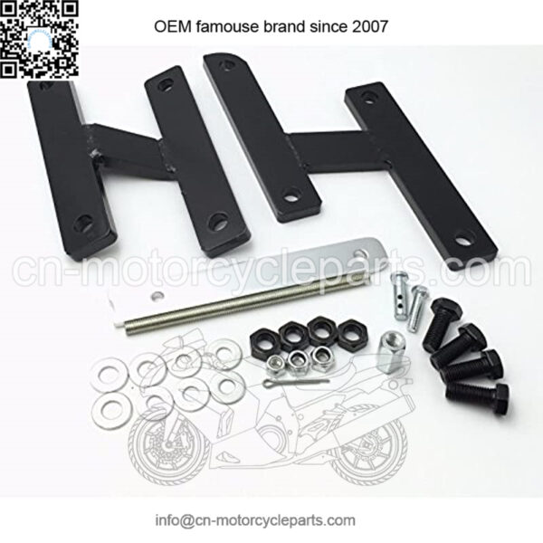 MT264-002- Motorcycle 5.5" Forward Control Extensions Compatible with 1997-2007 VT600C Shadow VLX Black