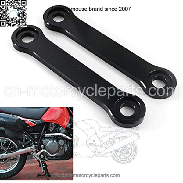 CNC Lowering Links Fit for KLR650 2008 2009 2010 2011-2016 2017 2018, Motorcycle Lowering Drop Links for KLR650 2018 2017 2016 CNC Aluminum Alloy