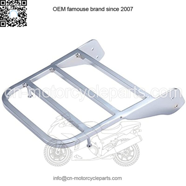 Chrome Sissy Bar Luggage Rack for Yamaha Dragstar XVS 1100 V-Star 400 650 1100 1998-2011 - Image 2