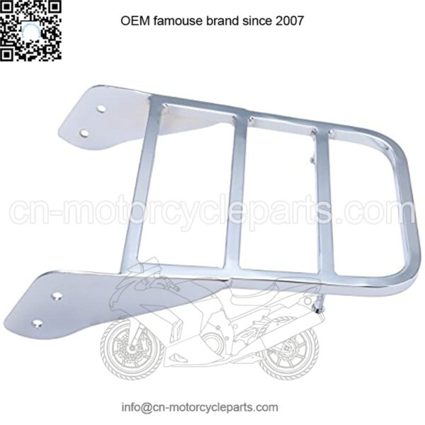 Chrome Sissy Bar Luggage Rack for Yamaha Dragstar XVS 1100 V-Star 400 650 1100 1998-2011 - Image 5